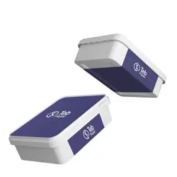 ظرف یکبار مصرف مایکروویوی 666 شفاف طب پلاستیک