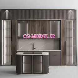 مدل سه بعدی آشپزخانه(9) | سی جی مدل مرجع مدل سه بعدی برای تری دی مکس