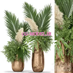 مدل سه بعدی گلدان گیاه (16) | سی جی مدل مرجع مدل سه بعدی برای تری دی مکس
