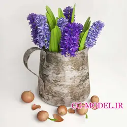 مدل سه بعدی گل سنبل | سی جی مدل مرجع مدل سه بعدی برای تری دی مکس