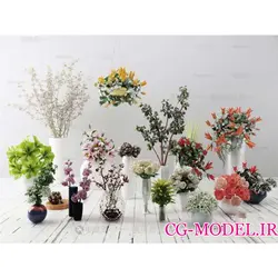 مدل سه بعدی گل و گیاه (14) | سی جی مدل مدل سه بعدی گل و گیاه برای تری دی مکس