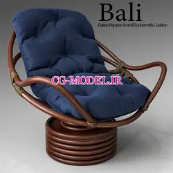مدل سه بعدی صندلی راحتی (2) - ابجکت صندلی راحتی سه بعدی - سی جی مدل