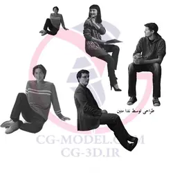 براش انسان برای فتوشاپ اختصاصی CG-MODEL.IR | ندا متین