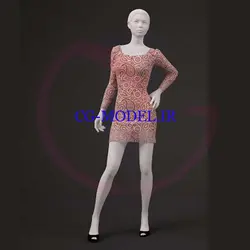 مدل سه بعدی مانکن با لباس | cg-model computer graphics