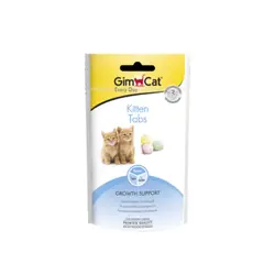 قرص مکمل رشد بچه گربه جیم کت کیتن تب مدل(Kitten Tabs) 70 عددی با وزن 40 گرم