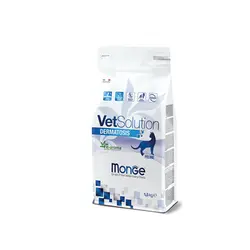 غذاي خشك گربه درماتوزیس مونژه مدل(Monge Vetsolution Dermatosis) با وزن 400 گرم