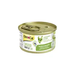 کنسرو گربه جیم کت طعم مرغ و سیب مدل(GimCat Superfood ShinyCat Duo chickenfilet with apples) با وزن 70 گرم