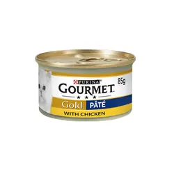 کنسرو گربه گورمت گلد طعم مرغ مدل(GOURMET® Gold Pate Chicken) با وزن 85 گرم