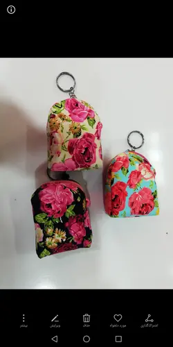 کیف هندزفری گل گلی