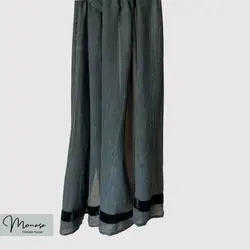 شال مزونی ذغالی برند موناسا مدل ۱۲۲