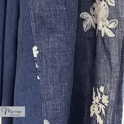 شال مزونی سورمه‌ای برند موناسا مدل ۸۰