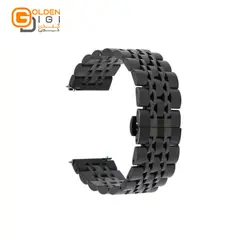 بند ساعت هوشمند مدل رولکسی ۷bead سایز ۲۰ میلی متر فلزی