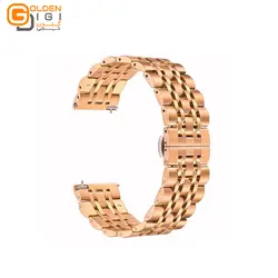 بند ساعت هوشمند مدل رولکسی ۷bead سایز ۲۰ میلی متر فلزی