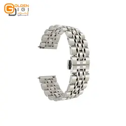 بند ساعت هوشمند مدل رولکسی ۷bead سایز ۲۰ میلی متر فلزی