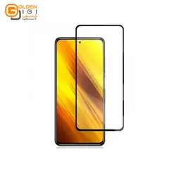 گلس تمام صفحه Xiaomi Poco X3 NFC مدل Full Glass Screen Protector - %