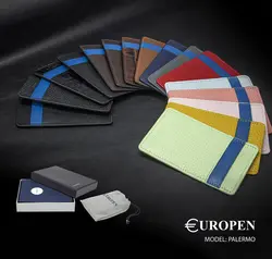 جای کارت عمودی یوروپن EUROPEN PALERMO LEATHER - نوشت افزار بابک