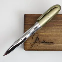 خودکار فابرکاستل نایس سبز زیتونی 149608 FABER-CASTELL nice pen Metallic twist ballpoint pen olive green - نوشت افزار بابک