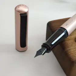 خودنویس فابرکاستل هگزو رزگلد 150530 FABER-CASTELL Hexo Fountain Pen pink - نوشت افزار بابک