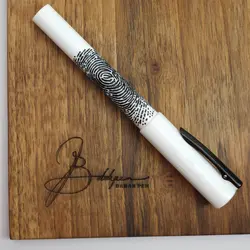 خودنویس فابرکاستل رایتینک پرینت 149340 FABER-CASTELL WRITink Print White Fountain Pen - نوشت افزار بابک