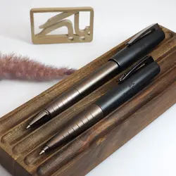 خودکار فابرکاستل لووم گان متال مات 149304 Faber-Castell Loom Gunmetal Ballpoint Pen - نوشت افزار بابک
