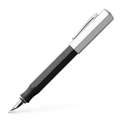 خودنویس فابرکاستل اوندرو گرافیت مشکی 147810 Faber-Castell Ondoro graphite black fountain pen - نوشت افزار بابک