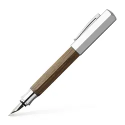 خودنویس فابرکاستل اوندرو چوب بلوط دودی 147580 Faber-Castell Ondoro smoked oak fountain pen - نوشت افزار بابک