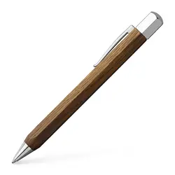 خودکار فابرکاستل اوندرو چوب بلوط دودی 147508 Faber-Castell Ondoro smoked oak twist ballpoint pen - نوشت افزار بابک