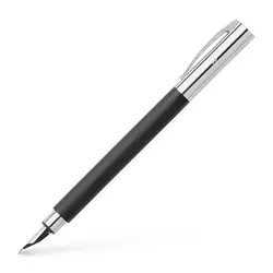 خودنویس فابرکاستل امبیشن رزین سیاه 148140 FABER-CASTELL Ambition Fountain Pen Black Resin - نوشت افزار بابک