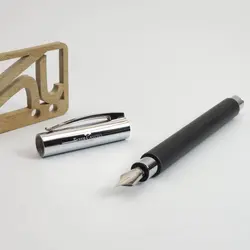 خودنویس فابرکاستل امبیشن رزین سیاه 148140 FABER-CASTELL Ambition Fountain Pen Black Resin - نوشت افزار بابک
