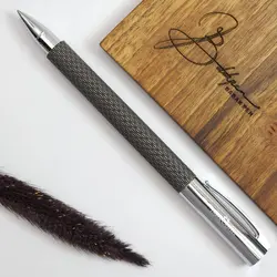 روان نویس فابرکاستل امبیشن اپ ارت مشکی 147056 FABER-CASTELL Ambition Rollerball Pen OpArt Black Sand - نوشت افزار بابک
