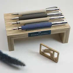 روان نویس فابرکاستل امبیشن اپ ارت مشکی 147056 FABER-CASTELL Ambition Rollerball Pen OpArt Black Sand - نوشت افزار بابک
