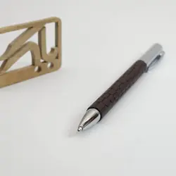 خودکار فابرکاستل امبیشن برگ 146055 FABER-CASTELL Ambition 3D Croco twist ballpoint pen - نوشت افزار بابک