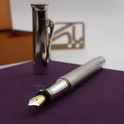 خودنویس گراف فون فابرکاستل کلاسیک پلاتین GRAF VON FABER-CASTELL Fountain pen Classic platinum-plated M - نوشت افزار بابک