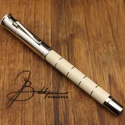 خودنویس گراف فون فابرکاستل کلاسیک آنلو آجی GRAF VON FABER-CASTELL Fountain pen Anello Ivory M - نوشت افزار بابک