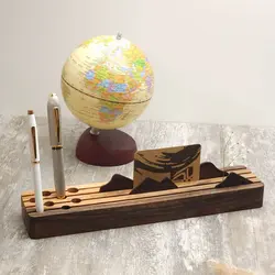 استند جاقلمی و کارتی رومیزی کوهستان Pen stand Mountain desktop - نوشت افزار بابک