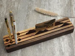 استند جاقلمی و کارتی رومیزی کوهستان Pen stand Mountain desktop - نوشت افزار بابک