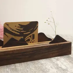 استند جاقلمی و کارتی رومیزی کوهستان Pen stand Mountain desktop - نوشت افزار بابک
