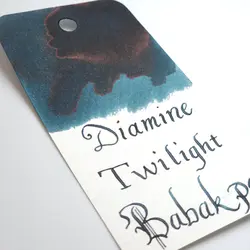 جوهر خودنویس دیامین رنگ گرگ و میش Diamine ink Twilight - نوشت افزار بابک