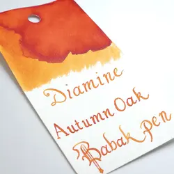 جوهر خودنویس دیامین رنگ بلوط پاییزی Diamine ink Autumn Oak - نوشت افزار بابک