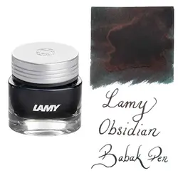 جوهر خودنویس 30 میل کریستالی لامی ابسیدین LAMY T53 crystal ink obsidian 660 - نوشت افزار بابک