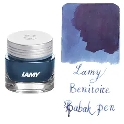 جوهر خودنویس 30 میل کریستالی لامی بنیتویت LAMY T53 crystal ink benitoite 380 - نوشت افزار بابک