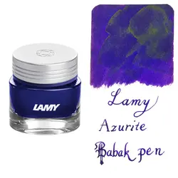 جوهر خودنویس 30 میل کریستالی لامی آزوریت LAMY T53 crystal ink azurite 360 - نوشت افزار بابک