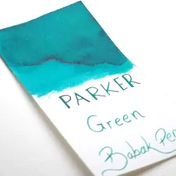 جوهر خودنویس پارکر سبز Parker green - نوشت افزار بابک