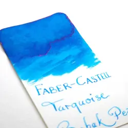 جوهر خودنویس فابرکاستل 30 میل فیروزه ای Faber-Castell TURQUOISE - نوشت افزار بابک