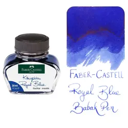 جوهر خودنویس فابرکاستل 30 میل آبی رویال Faber-Castell ROYAL BLUE - نوشت افزار بابک