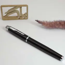 خودنویس مشکی گیره کروم آی ام طلا پارکر Parker IM Fountain Pen - نوشت افزار بابک