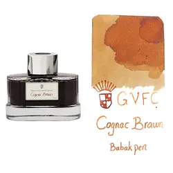 جوهر خودنویس گرافون فابرکاستل قهوه ای کنیاکی GRAF VON FABER-CASTELL Cognac Brown - نوشت افزار بابک