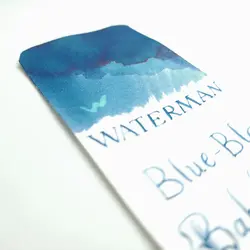 جوهر خودنویس واترمن سرمه ای waterman Blue-Black - نوشت افزار بابک