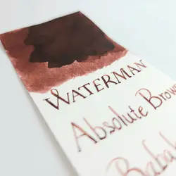 جوهر خودنویس واترمن قهوه ای مطلق waterman Absolute Brown - نوشت افزار بابک