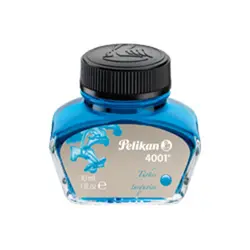 جوهر خودنویس پلیکان فیروزه ای 30 میل 4001 pelikan Turquoise - نوشت افزار بابک